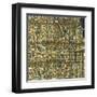 Chicago Map-Blue Jazzberry-Framed Art Print