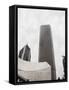 Chicago Monotone II-Sonja Quintero-Framed Stretched Canvas