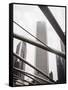 Chicago Monotone III-Sonja Quintero-Framed Stretched Canvas