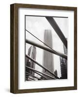 Chicago Monotone III-Sonja Quintero-Framed Photographic Print