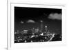 Chicago Night Lights-Steve Gadomski-Framed Photographic Print