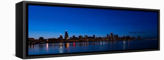 Chicago Night-Steve Gadomski-Framed Stretched Canvas