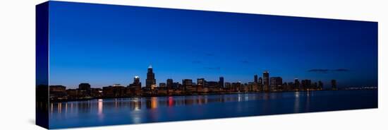 Chicago Night-Steve Gadomski-Stretched Canvas