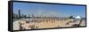 Chicago North Ave Volleyball Beach-Patrick Warneka-Framed Stretched Canvas