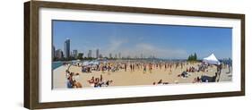 Chicago North Ave Volleyball Beach-Patrick Warneka-Framed Photographic Print