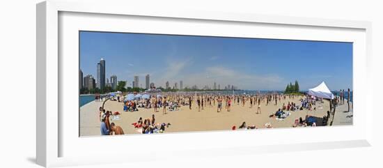 Chicago North Ave Volleyball Beach-Patrick Warneka-Framed Photographic Print
