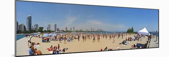 Chicago North Ave Volleyball Beach-Patrick Warneka-Mounted Photographic Print