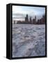 Chicago North Avenue Beach-Charles Bennett-Framed Stretched Canvas