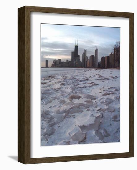 Chicago North Avenue Beach-Charles Bennett-Framed Photographic Print