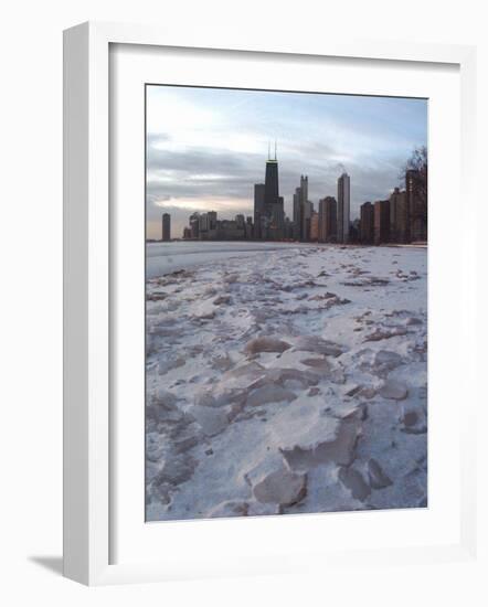 Chicago North Avenue Beach-Charles Bennett-Framed Photographic Print