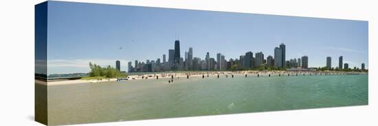 Chicago North Avenue Beach-Patrick Warneka-Stretched Canvas