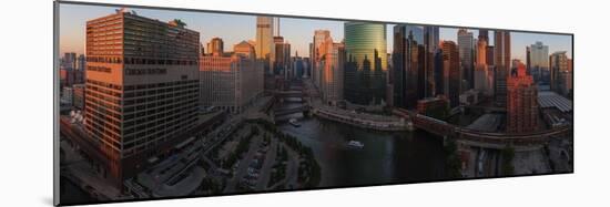 Chicago On The River-Steve Gadomski-Mounted Photographic Print