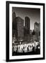 Chicago Park Skate BW-Steve Gadomski-Framed Premium Photographic Print