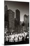 Chicago Park Skate BW-Steve Gadomski-Mounted Photographic Print