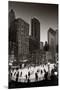 Chicago Park Skate BW-Steve Gadomski-Mounted Premium Photographic Print