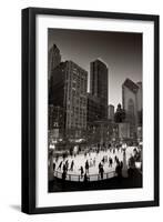 Chicago Park Skate BW-Steve Gadomski-Framed Photographic Print