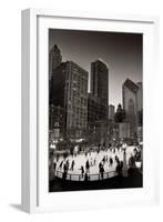 Chicago Park Skate BW-Steve Gadomski-Framed Photographic Print