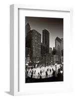 Chicago Park Skate BW-Steve Gadomski-Framed Photographic Print