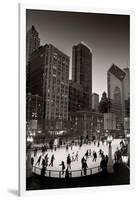Chicago Park Skate BW-Steve Gadomski-Framed Photographic Print