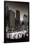 Chicago Park Skate BW-Steve Gadomski-Framed Photographic Print