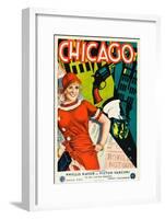 Chicago, Phyllis Haver on Swedish Poster Art, 1927-null-Framed Art Print