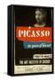 Chicago Picasso Show Poster-null-Framed Stretched Canvas