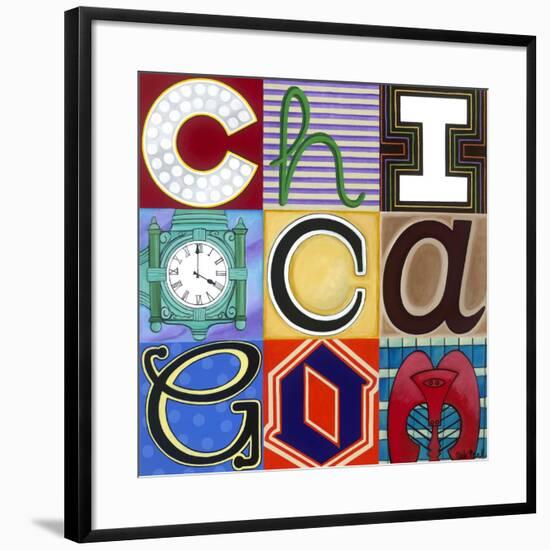 Chicago Picasso-Carla Bank-Framed Giclee Print