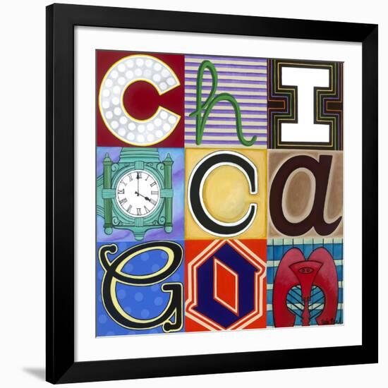 Chicago Picasso-Carla Bank-Framed Giclee Print