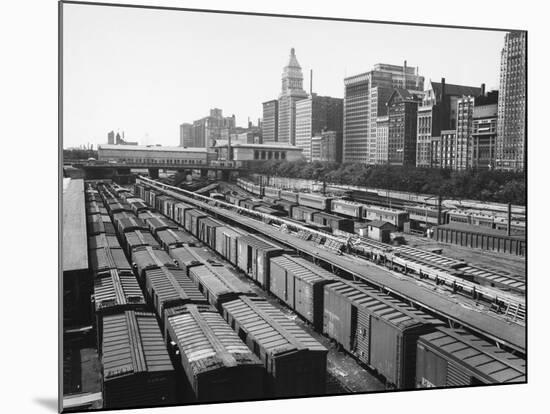 Chicago: Railyard, c1960s-null-Mounted Giclee Print