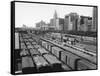 Chicago: Railyard, c1960s-null-Framed Stretched Canvas