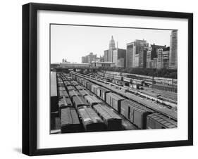 Chicago: Railyard, c1960s-null-Framed Giclee Print