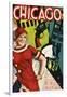 Chicago Red Dress-null-Framed Giclee Print