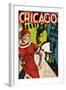 Chicago Red Dress-null-Framed Giclee Print