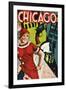 Chicago Red Dress-null-Framed Giclee Print