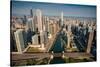 Chicago River Aloft-Steve Gadomski-Stretched Canvas