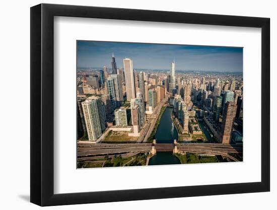 Chicago River Aloft-Steve Gadomski-Framed Photographic Print