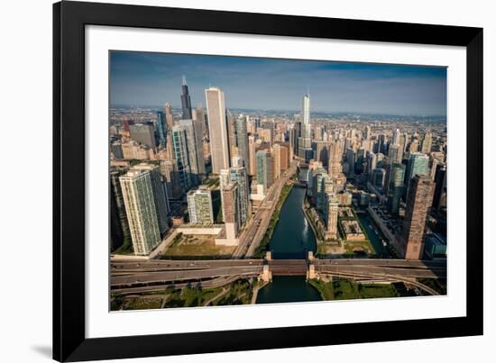 Chicago River Aloft-Steve Gadomski-Framed Photographic Print