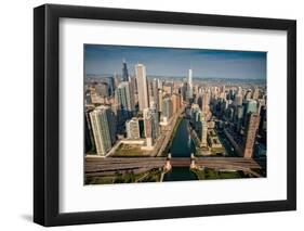 Chicago River Aloft-Steve Gadomski-Framed Premium Photographic Print