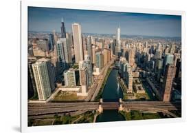 Chicago River Aloft-Steve Gadomski-Framed Photographic Print