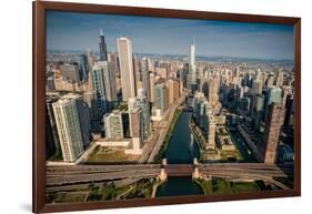 Chicago River Aloft-Steve Gadomski-Framed Photographic Print