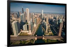 Chicago River Aloft-Steve Gadomski-Framed Photographic Print