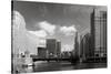 Chicago River Bend-Patrick Warneka-Stretched Canvas