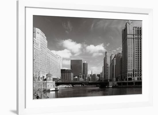 Chicago River Bend-Patrick Warneka-Framed Photographic Print