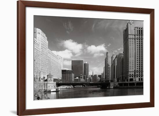 Chicago River Bend-Patrick Warneka-Framed Photographic Print