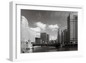 Chicago River Bend-Patrick Warneka-Framed Photographic Print