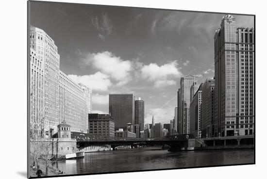 Chicago River Bend-Patrick Warneka-Mounted Photographic Print