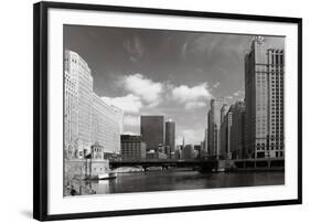 Chicago River Bend-Patrick Warneka-Framed Photographic Print