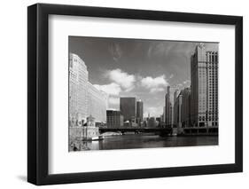 Chicago River Bend-Patrick Warneka-Framed Photographic Print