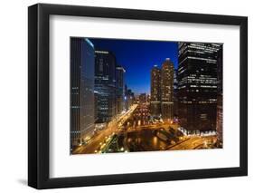 Chicago River Bend-Steve Gadomski-Framed Photographic Print