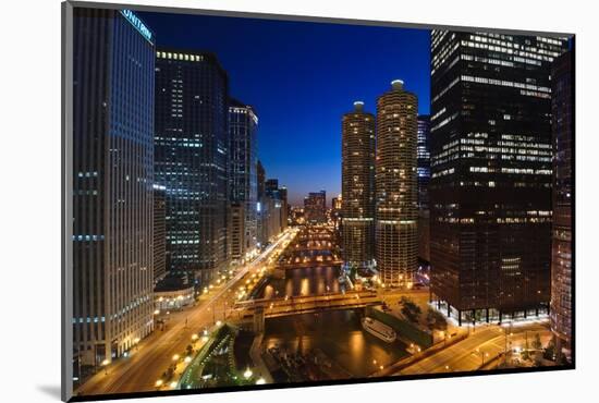 Chicago River Bend-Steve Gadomski-Mounted Photographic Print